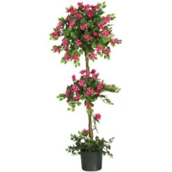 5 Ft. Artificial Mini Bougainvillea Topiary Silk Tree