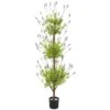 4ft. Green Lavender Topiary Artificial Tree -Artificial nearly natural artificial topiaries 5332 64 1000