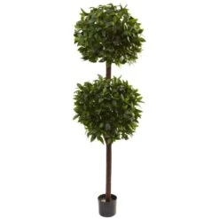 6 Ft. Artificial Sweet Bay Double Ball Topiary