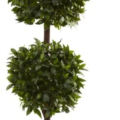 6 Ft. Artificial Sweet Bay Double Ball Topiary 8 6 Ft. Artificial Sweet Bay Double Ball Topiary -Artificial nearly natural artificial topiaries 5398 c3 1000