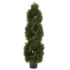 Double Pond Cypress Artificial Spiral Topiary UV Resistant With 1036 Leaves (Indoor/Outdoor) 1 Double Pond Cypress Artificial Spiral Topiary UV Resistant With 1036 Leaves (Indoor/Outdoor) -Artificial nearly natural artificial topiaries 5482 64 1000