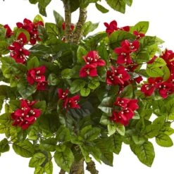 4 In. Double Bougainvillea Artificial Topiary Tree -Artificial nearly natural artificial topiaries 5507 4f 1000
