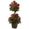39 In. Artificial Hibiscus Topiary 2 39 In. Artificial Hibiscus Topiary -Artificial nearly natural artificial topiaries 6726 64 1000
