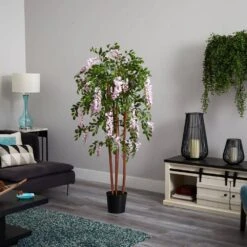 5 Ft. Artificial Wisteria Silk Tree 7 5 Ft. Artificial Wisteria Silk Tree -Artificial nearly natural artificial trees 5015 pp 31 1000