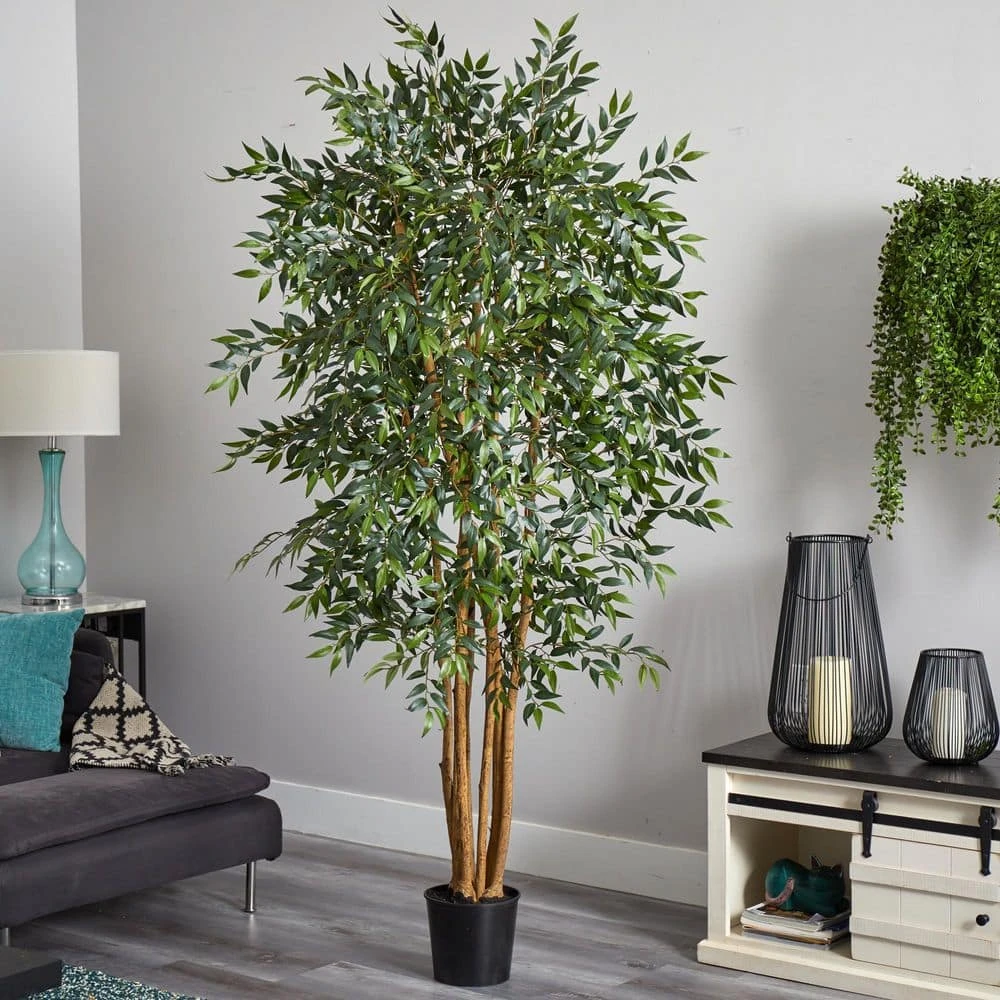 6 Ft. Artificial Smilax Silk Tree 5 6 Ft. Artificial Smilax Silk Tree - Image 3
