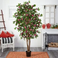 6 Ft. Artificial Bougainvillea Silk Tree 8 6 Ft. Artificial Bougainvillea Silk Tree -Artificial nearly natural artificial trees 5021 4f 1000