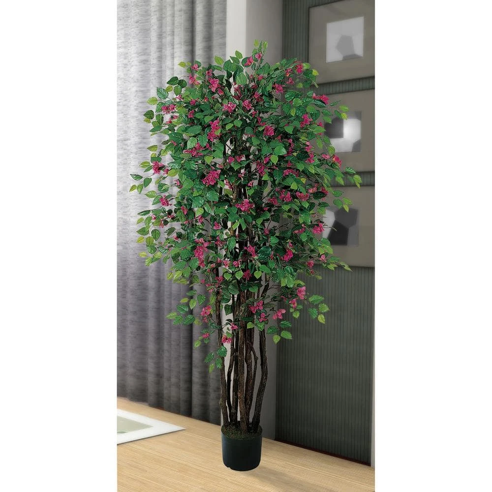 6 Ft. Artificial Bougainvillea Silk Tree 4 6 Ft. Artificial Bougainvillea Silk Tree - Image 2