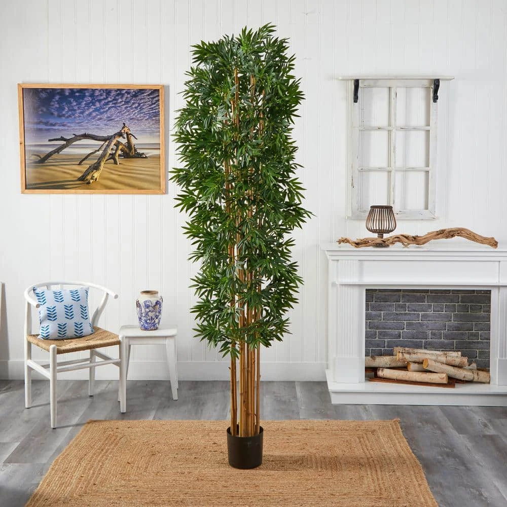 7 Ft. Artificial Bamboo Japanica Silk Tree 4 7 Ft. Artificial Bamboo Japanica Silk Tree - Image 2