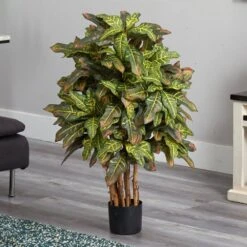 3 Ft. Artificial Croton Silk Tree -Artificial nearly natural artificial trees 5182 31 1000