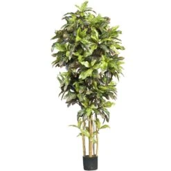 6 Ft. Artificial Croton Silk Tree