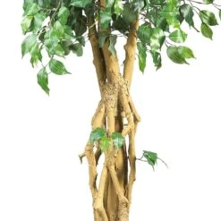 6 Ft. Artificial Multi-Trunk Silk Ficus Tree -Artificial nearly natural artificial trees 5216 1f 1000