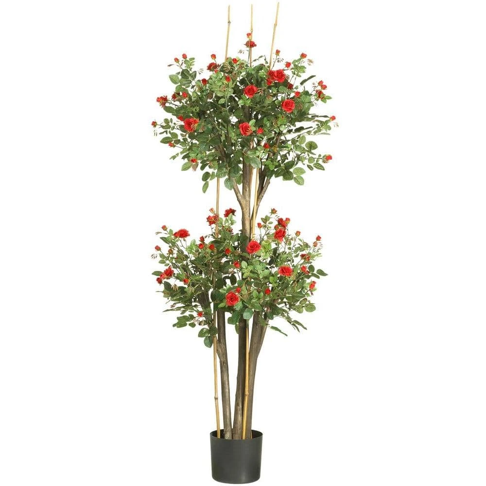 5 Ft. Artificial Mini Rose Silk Tree 3 5 Ft. Artificial Mini Rose Silk Tree