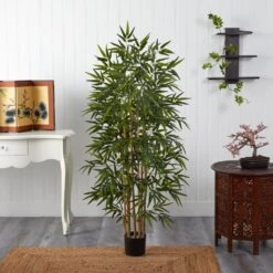 64 In. Artificial Bamboo Silk Tree -Artificial nearly natural artificial trees 5253 31 1000