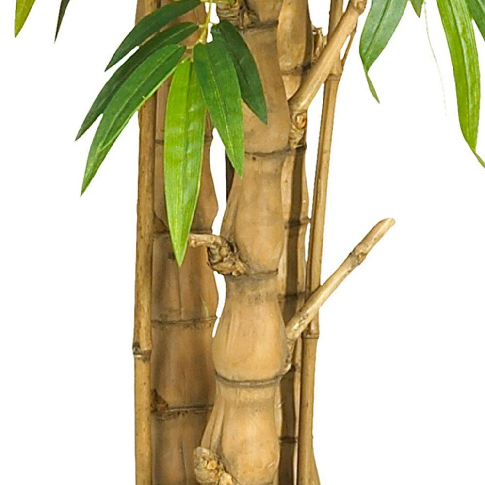 6 Ft. Artificial Belly Bamboo Silk Tree 5 6 Ft. Artificial Belly Bamboo Silk Tree - Image 3