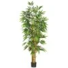 6 Ft. Artificial Belly Bamboo Silk Tree 1 6 Ft. Artificial Belly Bamboo Silk Tree -Artificial nearly natural artificial trees 5257 64 1000