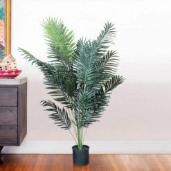 5 Ft. Artificial Paradise Palm Silk Tree 13 5 Ft. Artificial Paradise Palm Silk Tree -Artificial nearly natural artificial trees 5259 4f 1000