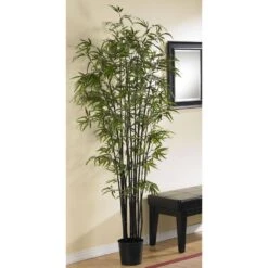 6.5 Ft. Artificial Black Bamboo Silk Tree -Artificial nearly natural artificial trees 5277 c3 1000
