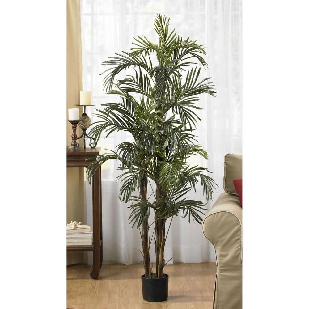 5 Ft. Indoor Robellini Palm Artificial Silk Tree 4 5 Ft. Indoor Robellini Palm Artificial Silk Tree - Image 2