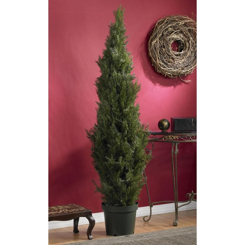6 Ft. Artificial Mini Cedar Pine Silk Tree 4 6 Ft. Artificial Mini Cedar Pine Silk Tree - Image 2