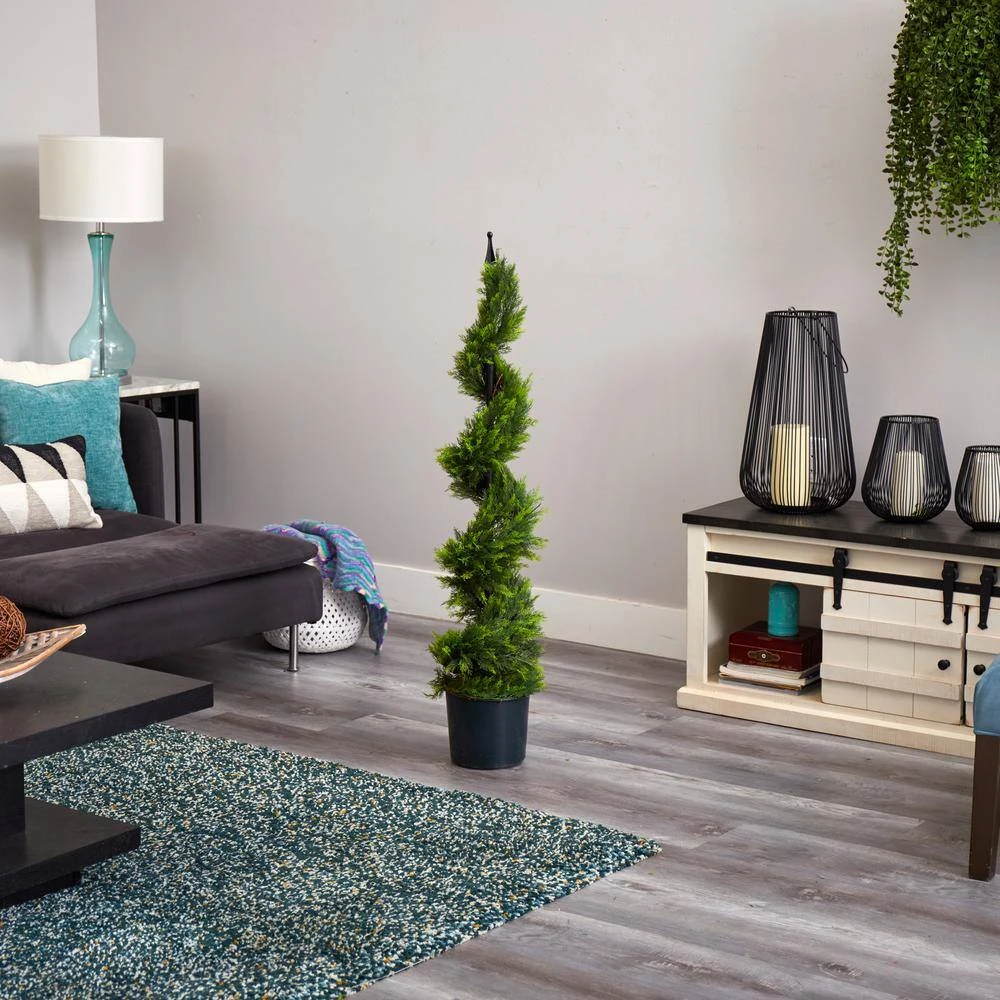 5 Ft. Artificial And 3 Ft. Artificial Green Banana Silk Tree With Bananas 6 5 Ft. Artificial And 3 Ft. Artificial Green Banana Silk Tree With Bananas - Image 4