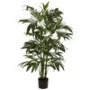 4 Ft. Artificial Green Bamboo Palm Silk Tree -Artificial nearly natural artificial trees 5327 64 1000