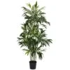 6 Ft. Artificial Green Bamboo Palm Silk Tree 2 6 Ft. Artificial Green Bamboo Palm Silk Tree -Artificial nearly natural artificial trees 5328 64 1000