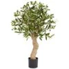 2.5 Ft. Artificial Green Olive Silk Tree -Artificial nearly natural artificial trees 5331 64 1000