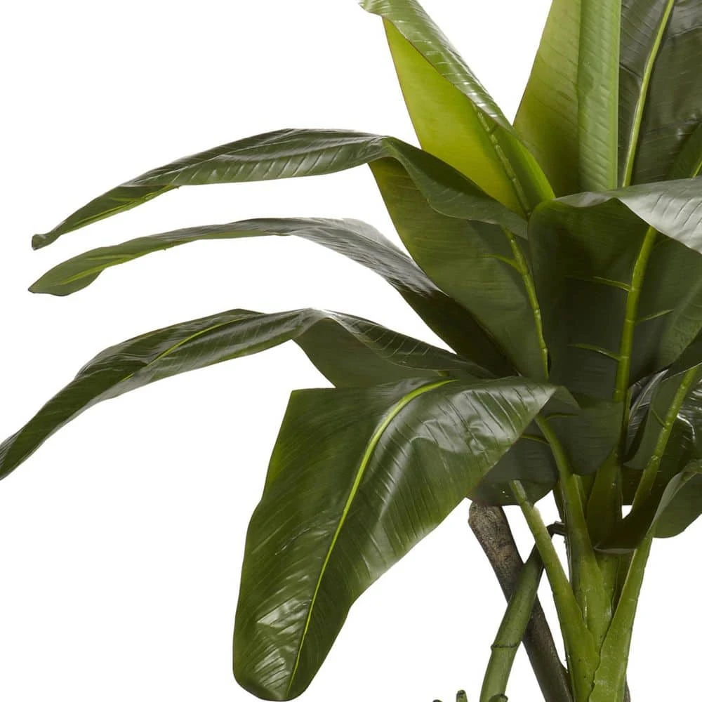 Real Touch 6 Ft. Artificial Green Banana Silk Tree 5 Real Touch 6 Ft. Artificial Green Banana Silk Tree - Image 3
