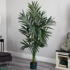 6 Ft. Artificial Green Kentia Silk Tree -Artificial nearly natural artificial trees 5341 31 1000