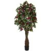 6 Ft. Artificial Green Multi Vine Bougainvillea Silk Tree 1 6 Ft. Artificial Green Multi Vine Bougainvillea Silk Tree -Artificial nearly natural artificial trees 5343 64 1000