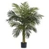 Indoor 4 Ft. Artificial Golden Cane Palm Tree -Artificial nearly natural artificial trees 5357 64 1000