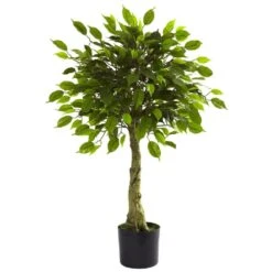 3 Ft. Artificial UV Resistant Indoor/Outdoor Ficus Tree