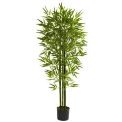 5 Ft. Artificial UV Resistant Indoor/Outdoor Bamboo Tree