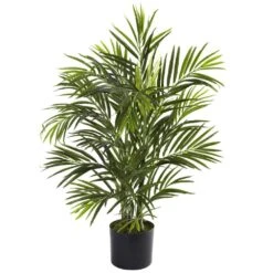 2.5 Ft. Artificial Areca Palm Tree UV Resistant Indoor/Outdoor