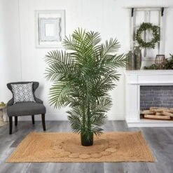 4.5 Ft. Artificial UV Resistant Indoor/Outdoor Areca Palm 10 4.5 Ft. Artificial UV Resistant Indoor/Outdoor Areca Palm -Artificial nearly natural artificial trees 5389 1f 1000