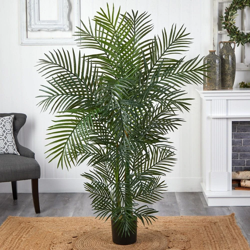 4.5 Ft. Artificial UV Resistant Indoor/Outdoor Areca Palm 7 4.5 Ft. Artificial UV Resistant Indoor/Outdoor Areca Palm - Image 5