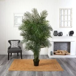 6.5 Ft. Artificial UV Resistant Indoor/Outdoor Areca Palm -Artificial nearly natural artificial trees 5390 1f 1000