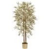 5 Ft. Artificial Golden Bamboo Tree With 880 Leaves 1 5 Ft. Artificial Golden Bamboo Tree With 880 Leaves -Artificial nearly natural artificial trees 5395 64 1000