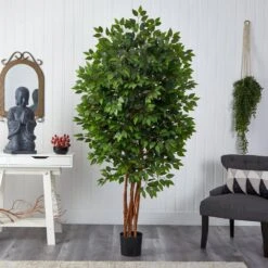 6.5 Ft. Artificial Deluxe Ficus Tree -Artificial nearly natural artificial trees 5402 31 1000