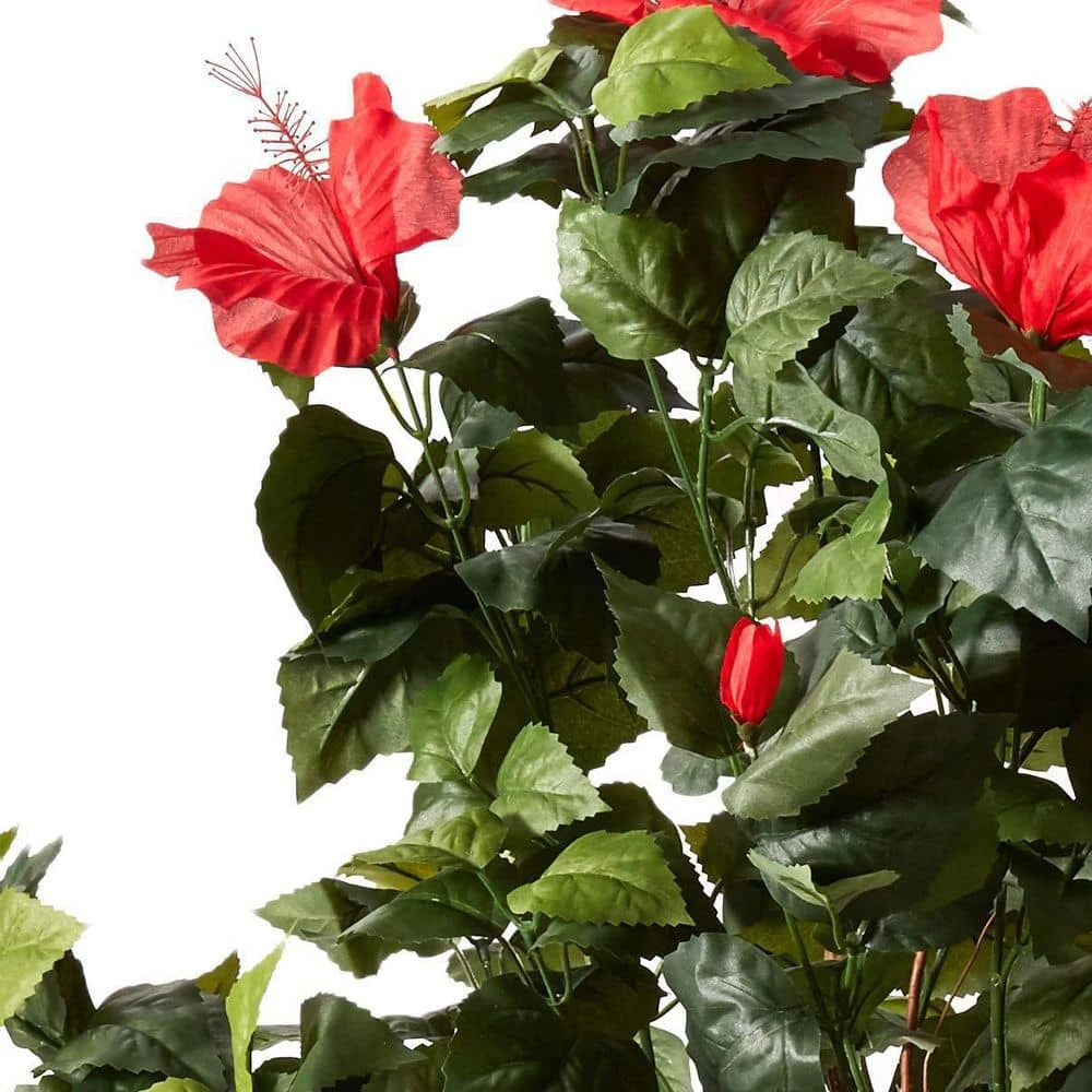 4 Ft. Artificial Hibiscus Tree 5 4 Ft. Artificial Hibiscus Tree - Image 3
