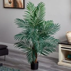 4 Ft. Artificial Areca Palm Tree -Artificial nearly natural artificial trees 5415 31 1000