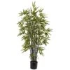 4 Ft. Artificial Black Bamboo Tree 2 4 Ft. Artificial Black Bamboo Tree -Artificial nearly natural artificial trees 5417 64 1000