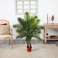 Real Touch 4 Ft. Artificial Areca Palm Tree 10 Real Touch 4 Ft. Artificial Areca Palm Tree -Artificial nearly natural artificial trees 5424 1f 1000