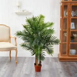 Real Touch 4 Ft. Artificial Areca Palm Tree 11 Real Touch 4 Ft. Artificial Areca Palm Tree -Artificial nearly natural artificial trees 5424 31 1000