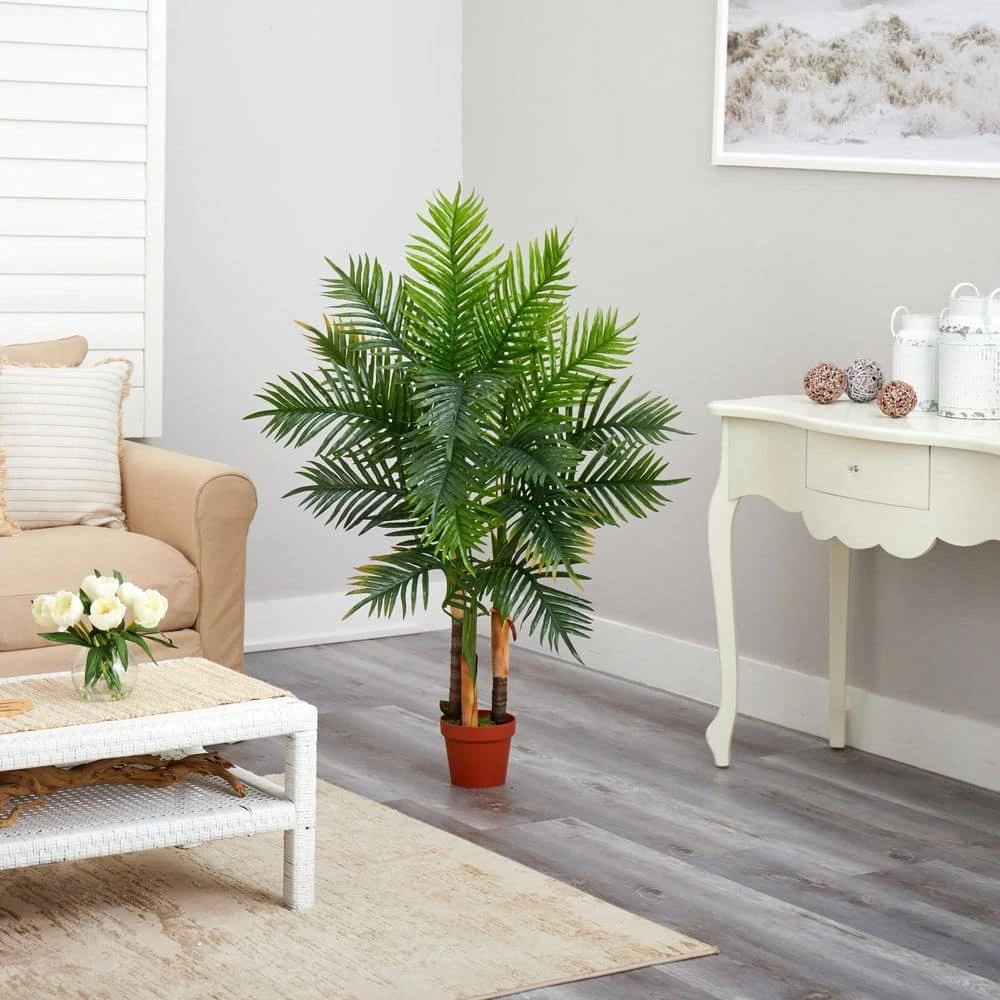 Real Touch 4 Ft. Artificial Areca Palm Tree 4 Real Touch 4 Ft. Artificial Areca Palm Tree - Image 2