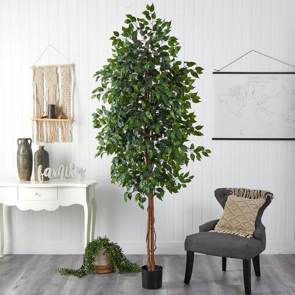8 Ft. Artificial Ficus Tree 9 8 Ft. Artificial Ficus Tree - Image 7