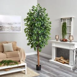 8 Ft. Artificial Ficus Tree 13 8 Ft. Artificial Ficus Tree -Artificial nearly natural artificial trees 5427 44 1000