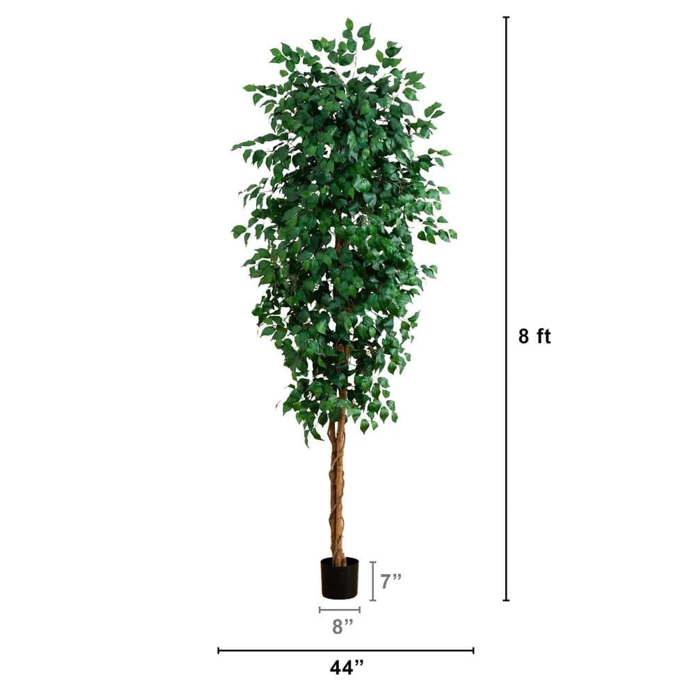 8 Ft. Artificial Ficus Tree 5 8 Ft. Artificial Ficus Tree - Image 3