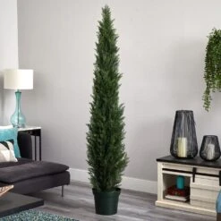 7 Ft. Artificial Mini Cedar Pine Tree -Artificial nearly natural artificial trees 5429 31 1000