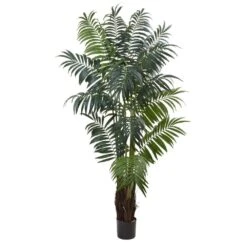 7.5 Ft. Artificial Bulb Areca Palm Tree